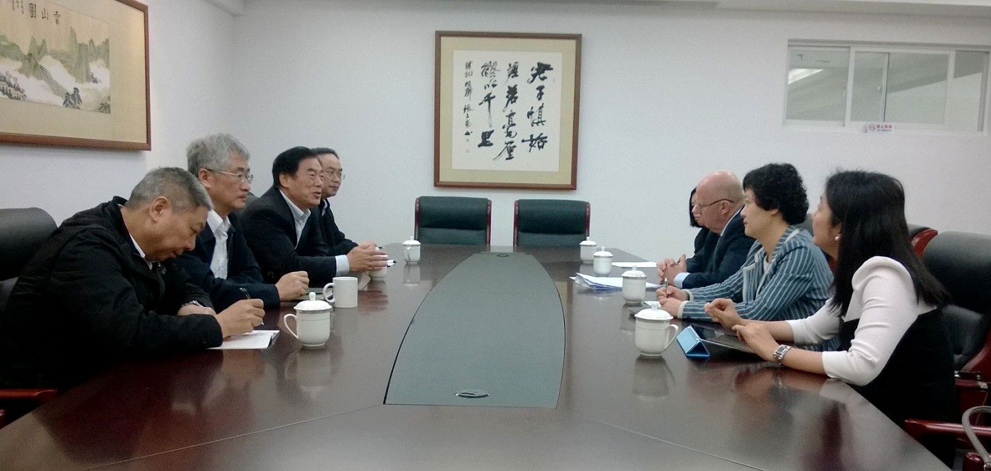 王斌泰理事长会见澳洲昆士兰科技大学副校长          